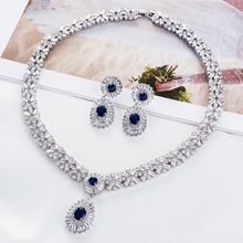 Show details for Wedding Copper Brass Necklace And Earring Sets 1JJ050926S