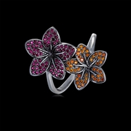 Picture of Flower Medium Fashion Rings 2YJ053488R