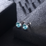 Picture of Swarovski Element 925 Sterling Silver Stud Earrings 3LK053716E