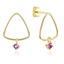 Show details for  Simple Medium Stud Earrings 3LK053721E