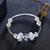 Picture of Swarovski Element Small Link & Chain Bracelets 3LK053736B