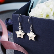 Picture of  Star Holiday Dangle Earrings 3LK053750E