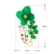 Picture of Zinc Alloy Artificial Pearl Brooches 2YJ053978