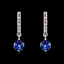 Show details for Zinc Alloy Geometric Dangle Earrings 2BL054215E