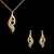 Picture of  Small Copper Or Brass Necklace And Earring Sets 3FF054581S