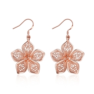 Picture of Nickel Free Rose Gold Plated Zinc Alloy Dangle Earrings with Easy Return