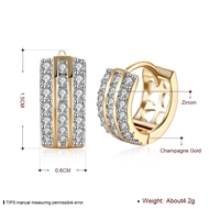 Picture of Best Selling Casual Gold Plated Small Hoop Earrings