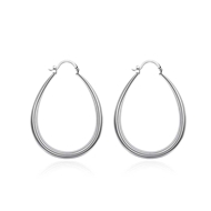 Picture of Casual Platinum Plated Small Hoop Earrings with Fast Shipping