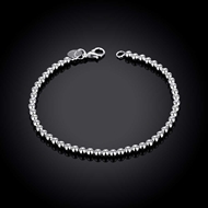Picture of Copper or Brass Platinum Plated Link & Chain Bracelet with Low Cost