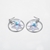 Picture of Stylish Medium Platinum Plated Dangle Earrings