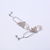 Picture of Most Popular Artificial Pearl White Dangle Earrings