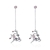 Picture of Low Price 925 Sterling Silver Platinum Plated Dangle Earrings from Trust-worthy Supplier