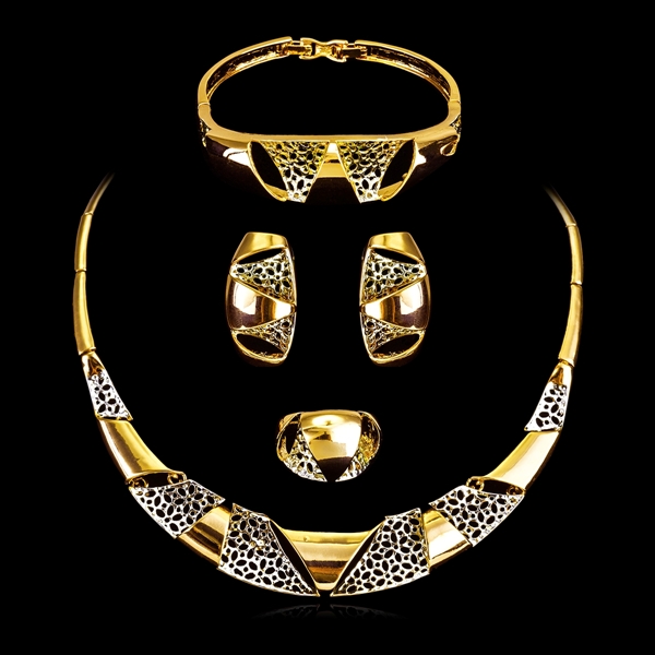 Picture of Dubai Big 4 Piece Jewelry Set with Speedy Delivery