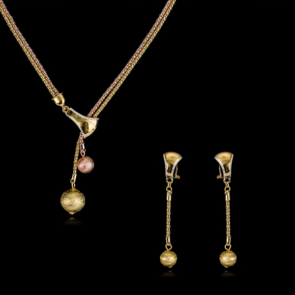 Picture of Dubai Medium Necklace and Earring Set with Worldwide Shipping