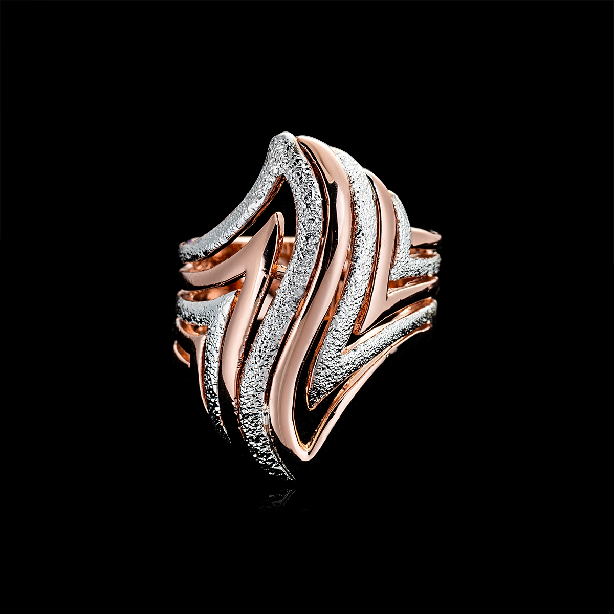 Odm Big Gold Plated Fashion Rings