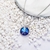 Picture of Nice Swarovski Element Platinum Plated Pendant Necklace