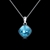 Picture of Eye-Catching Blue Zinc Alloy Pendant Necklace with Member Discount