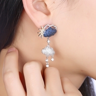Picture of Casual Blue Dangle Earrings with Speedy Delivery