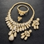 Show details for Origninal Big Gold Plated 4 Piece Jewelry Set