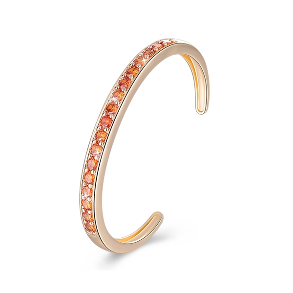 Picture of Charming Red Gold Plated Cuff Bangle As a Gift
