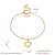 Picture of New Season Gold Plated Small Link & Chain Bracelet