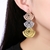 Picture of Dubai Multi-tone Plated Dangle Earrings with Fast Delivery