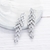 Picture of Staple Medium White Drop & Dangle Earrings