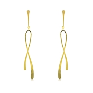 Picture of Classic Gold Plated Dangle Earrings with Unbeatable Quality