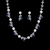 Picture of Beautiful Cubic Zirconia Luxury Necklace and Earring Set