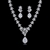 Picture of Unusual Big Platinum Plated Necklace and Earring Set