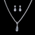 Picture of New Season White Luxury Necklace and Earring Set with SGS/ISO Certification