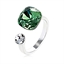 Show details for Pretty Swarovski Element Small Adjustable Ring