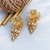 Picture of Fashion Big Gold Plated Dangle Earrings