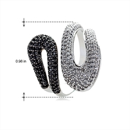 Picture of Hot Selling Platinum Plated Copper or Brass Fashion Ring with No-Risk Refund