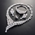 Picture of Sparkly Casual Platinum Plated 4 Piece Jewelry Set