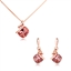 Show details for Pretty Artificial Crystal Small Necklace and Earring Set