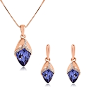 Picture of Trendy Rose Gold Plated Casual Necklace and Earring Set with No-Risk Refund