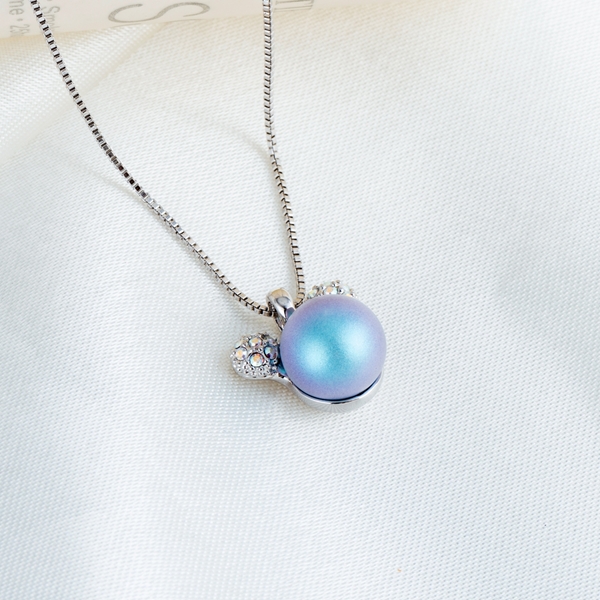 Picture of New Swarovski Element Pearl 16 Inch Pendant Necklace