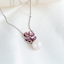 Show details for Hot Selling Platinum Plated Small Pendant Necklace with No-Risk Refund