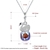 Picture of Sparkling Animal Platinum Plated Pendant Necklace