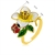 Picture of Unusual Flowers & Plants Big Fashion Ring