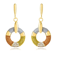 Picture of Zinc Alloy Gold Plated Dangle Earrings from Certified Factory
