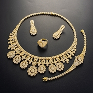 Picture of Eye-Catching White Luxury 4 Piece Jewelry Set in Bulk