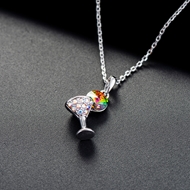 Picture of Wholesale Platinum Plated 16 Inch Pendant Necklace Online