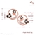 Picture of Nickel Free Rose Gold Plated Casual Stud Earrings with No-Risk Refund