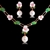 Picture of Fashion Artificial Pearl Colorful Necklace and Earring Set