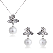 Show details for Classic Casual Necklace and Earring Set in Exclusive Design