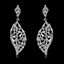 Show details for Stylish Big White Dangle Earrings