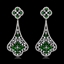 Show details for Top Big Platinum Plated Dangle Earrings