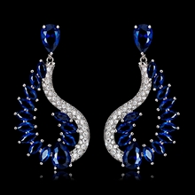 Show details for Luxury Cubic Zirconia Dangle Earrings at Unbeatable Price